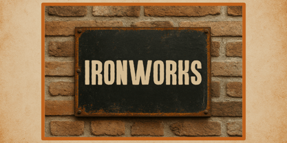 Retroforge Font Poster 9