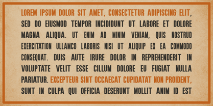 Retroforge Font Poster 7