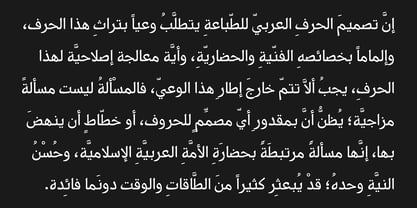 PF Nuyork Arabic Font Poster 5