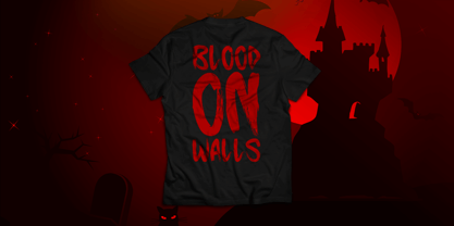 Bloody Echoes Font Poster 3