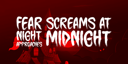 Bloody Echoes Font Poster 2