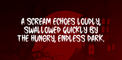 Bloody Echoes Font Poster 4