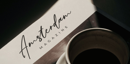 Rosmute Font Poster 4