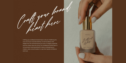 Rosmute Font Poster 12