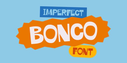 Bonko Font Poster 1