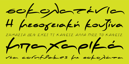 PF Scandal Pro Font Poster 4