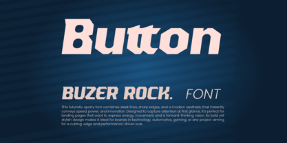 Buzer Rock Font Poster 3