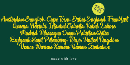 Thomy Hilfime Font Poster 3