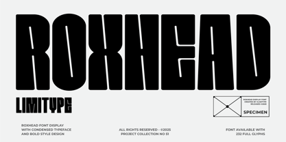 Roxhead Font Poster 1
