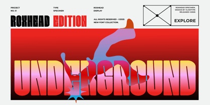 Roxhead Font Poster 5
