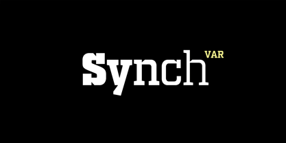 PF Synch Pro Font Poster 5