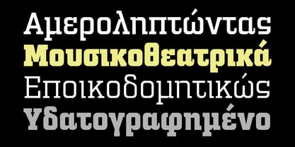 PF Synch Pro Font Poster 9