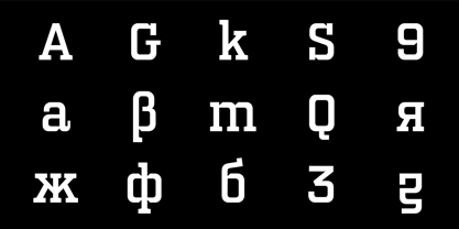 PF Synch Pro Font Poster 3