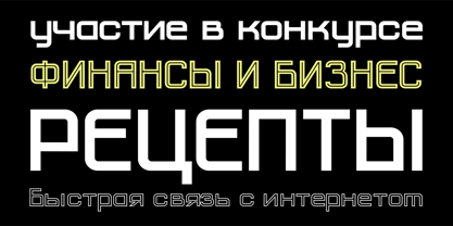 PF Haus Square Pro Font Poster 8