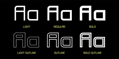 PF Haus Square Pro Font Poster 3