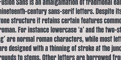 PF Fusion Sans Pro Font Poster 8