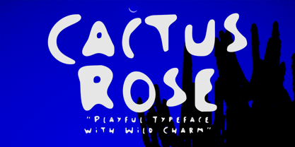Cactus Rose Font Poster 1