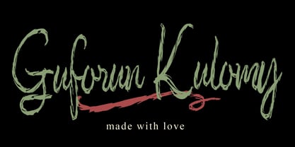 Guforun Kulomy Font Poster 1