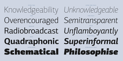 PF Centro Sans Pro Font Poster 9