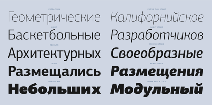 PF Centro Sans Pro Font Poster 11