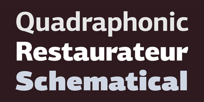 PF Centro Sans Pro Font Poster 3