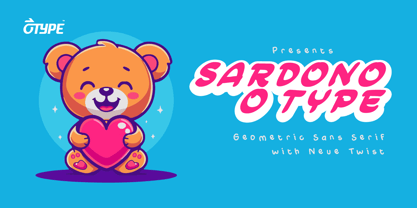 Sardono Inline Font Poster 3