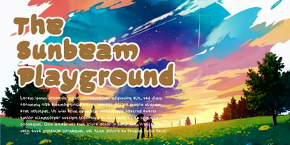 Sardono Inline Font Poster 8