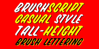 BG Casual Font Poster 2