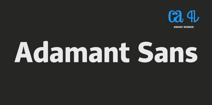 PF Adamant Sans Pro Font Poster 2