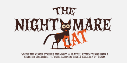 Spooky Party Club Font Poster 9