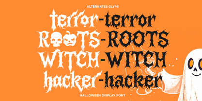 Spooky Party Club Font Poster 8