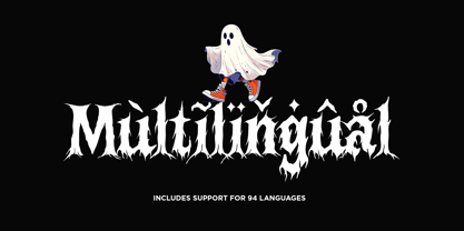 Spooky Party Club Font Poster 14