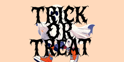 Spooky Party Club Font Poster 2