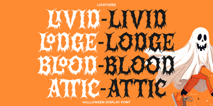 Spooky Party Club Font Poster 7