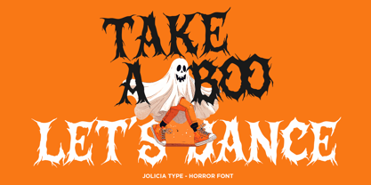 Spooky Party Club Font Poster 4