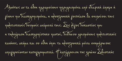 PF DaVinci Script Pro Font Poster 5