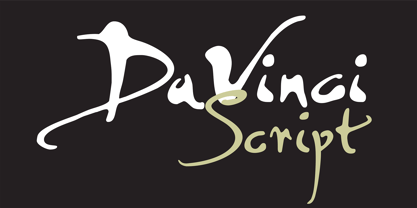 PF DaVinci Script Pro Font Poster 1