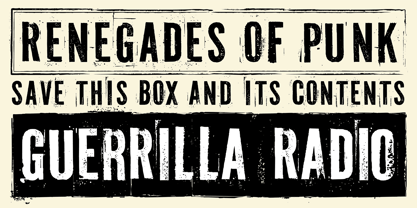 PF Fuel Pro Font Poster 3