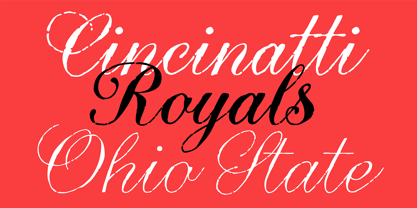 PF Rafskript Font Poster 4