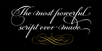 PF Champion Script Pro Font Poster 2