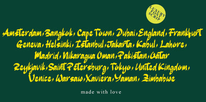 Home Rather Font Poster 3