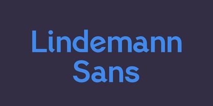 PF Lindemann Sans Font Poster 2