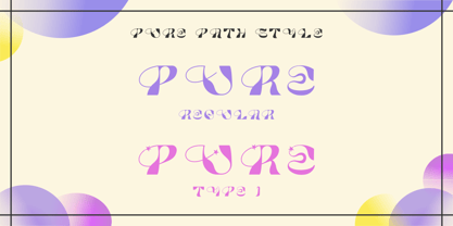 Pure Path Font Poster 10