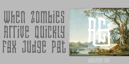 Hanchysen Font Poster 4