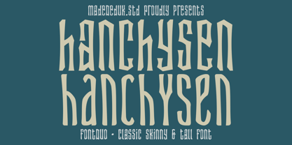 Hanchysen Font Poster 1