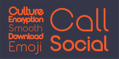Cobalt O Type Font Poster 8