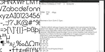 Cobalt O Type Font Poster 2