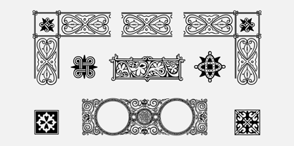 PF Ornamental Treasures Font Poster 7