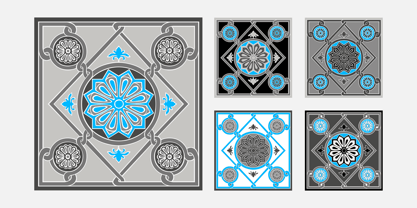 PF Ornamental Treasures Font Poster 2