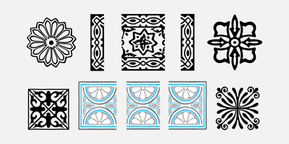 PF Ornamental Treasures Font Poster 9